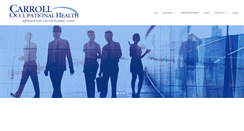 Desktop Screenshot of carrolloccupationalhealth.com